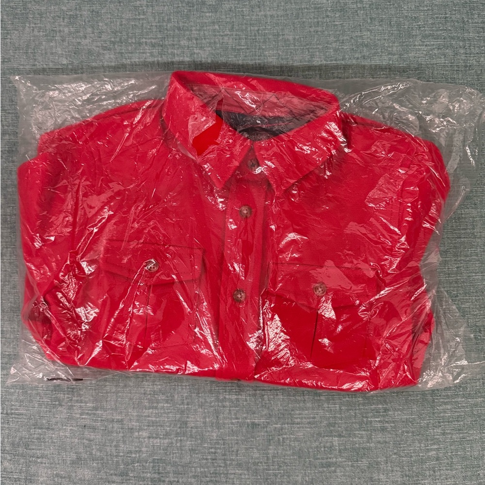J. McLaughlin Boys Vibrant Red
Collared Shirt Sz 6